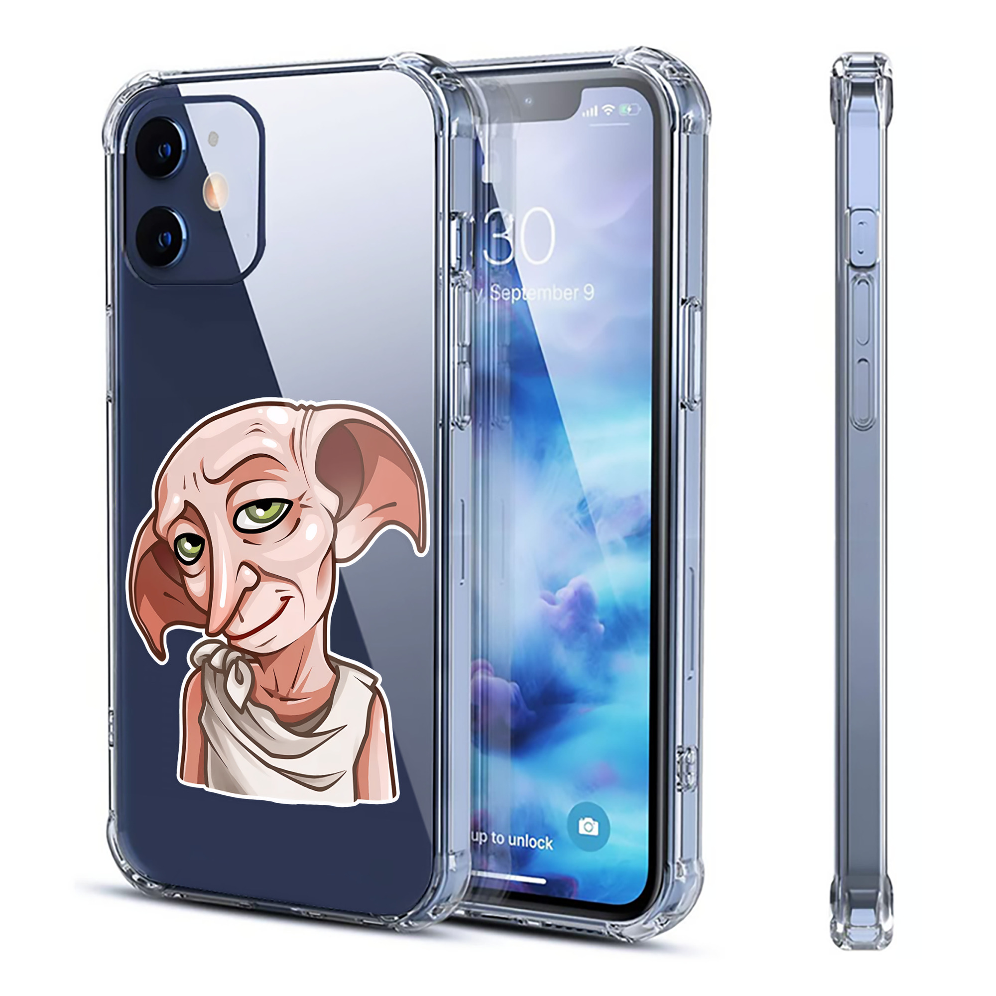 （画像用） Harry Potter ハリー・ポッターシリーズ 【iPhone 12シリーズ対応】透明スマホケース（クリアソフトケース）